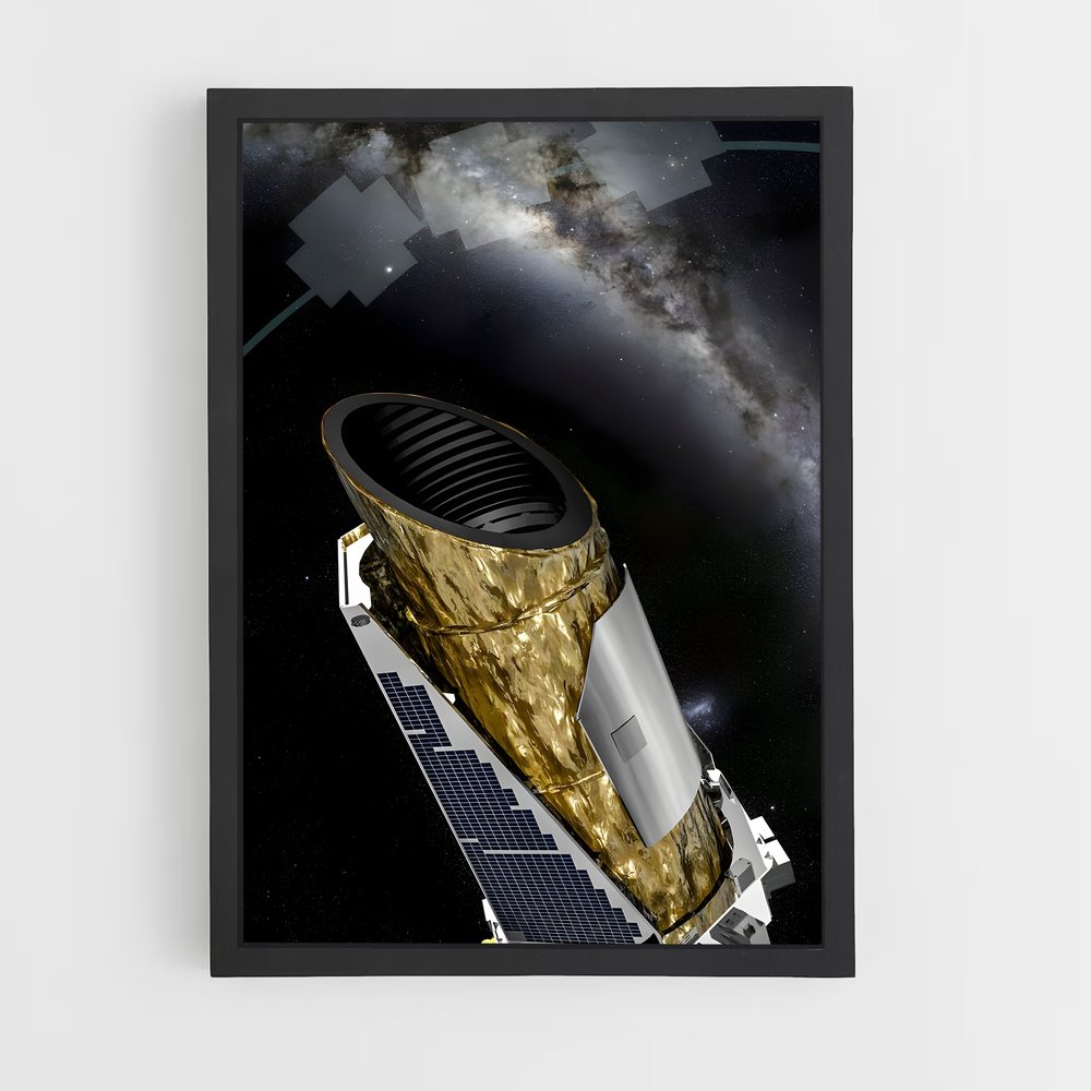Poster magnifique télescope Kepler – affiche Astronomie (vue 2)